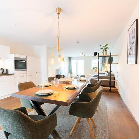 -Zentrale Wohnung-Balkon-Desingerkueche- Bielefeld Exteriér fotografie