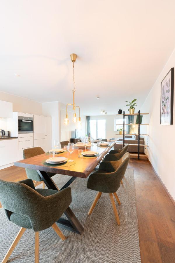 -Zentrale Wohnung-Balkon-Desingerkueche- Bielefeld Exteriér fotografie