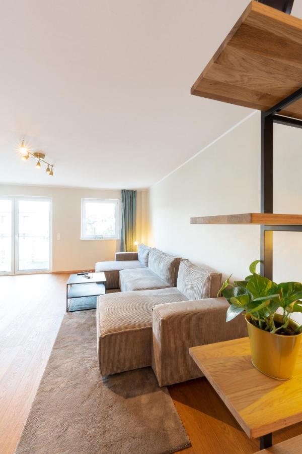 -Zentrale Wohnung-Balkon-Desingerkueche- Bielefeld Exteriér fotografie